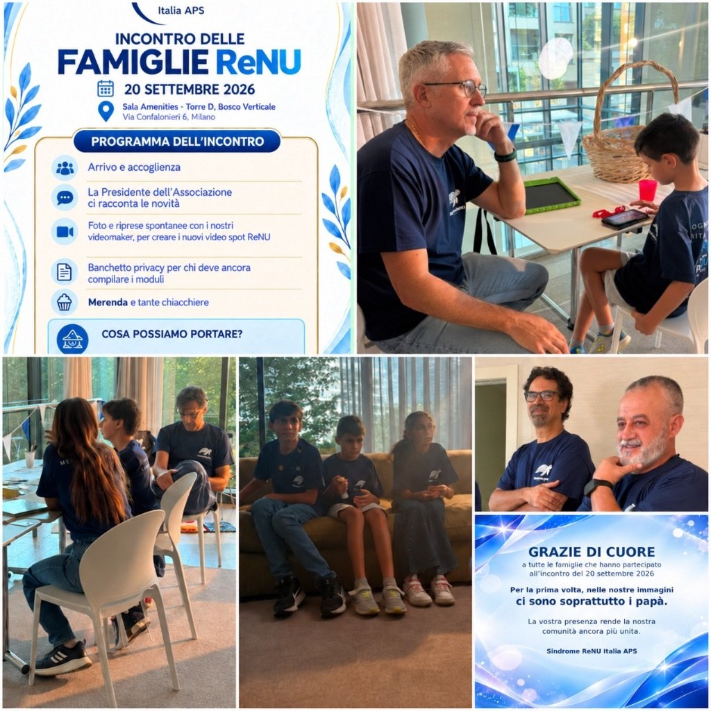 Incontro delle Famiglie ReNU – 20 settembre 2026, Bosco Verticale Milano