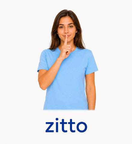 Gesto: Zitto