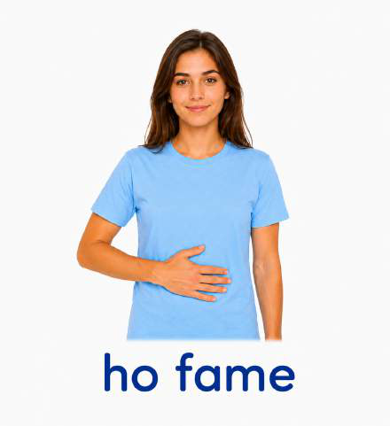 Gesto: Ho fame