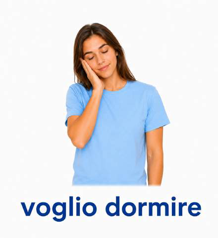 Gesto: Voglio dormire