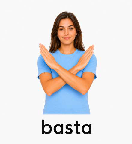 Gesto: Basta